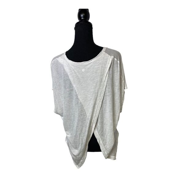 #165 LULULEMON sheer open back loose fit top - Picture 6 of 7